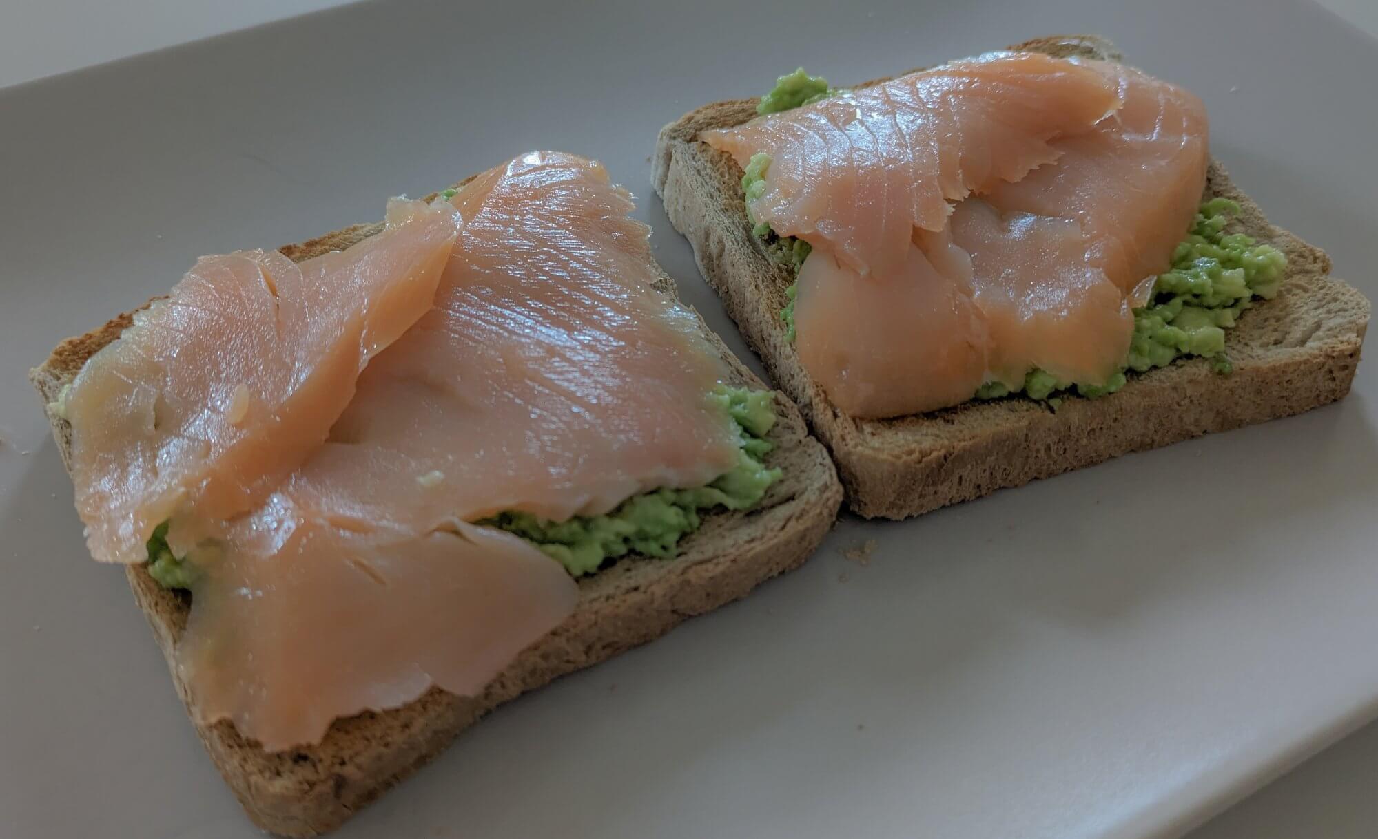 Avocado Salmon Toasts