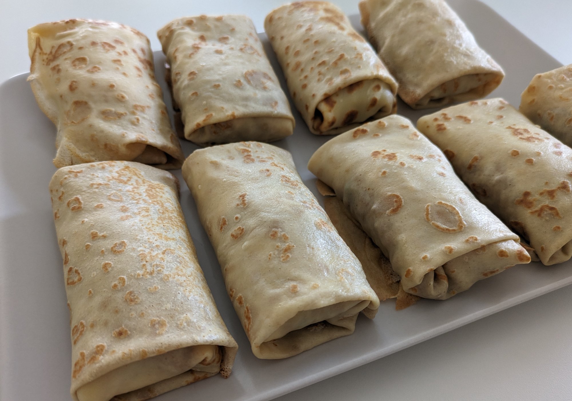 Crepes with Meat and Mushrooms