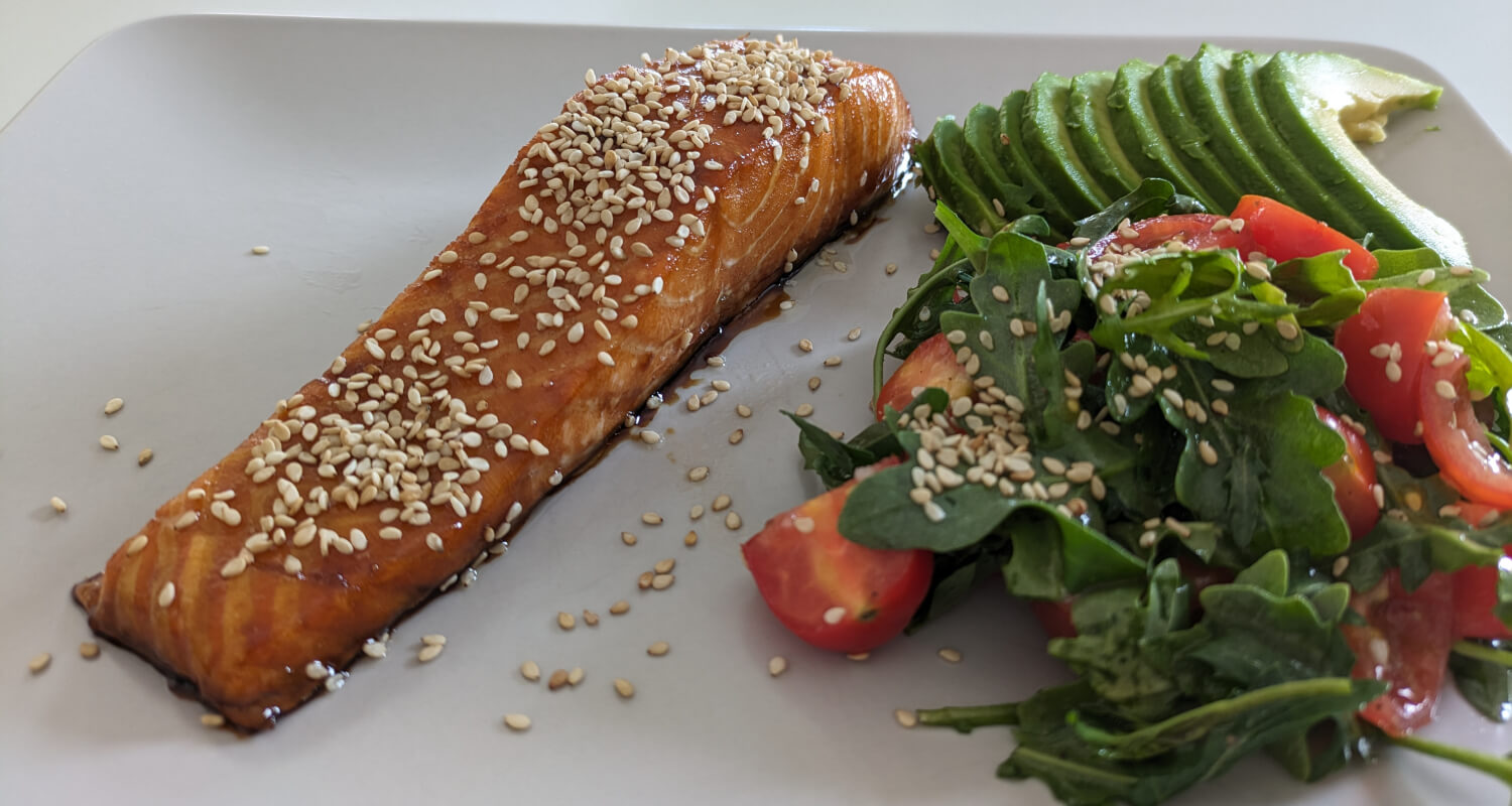 Salmon in Teriyaki Sauce